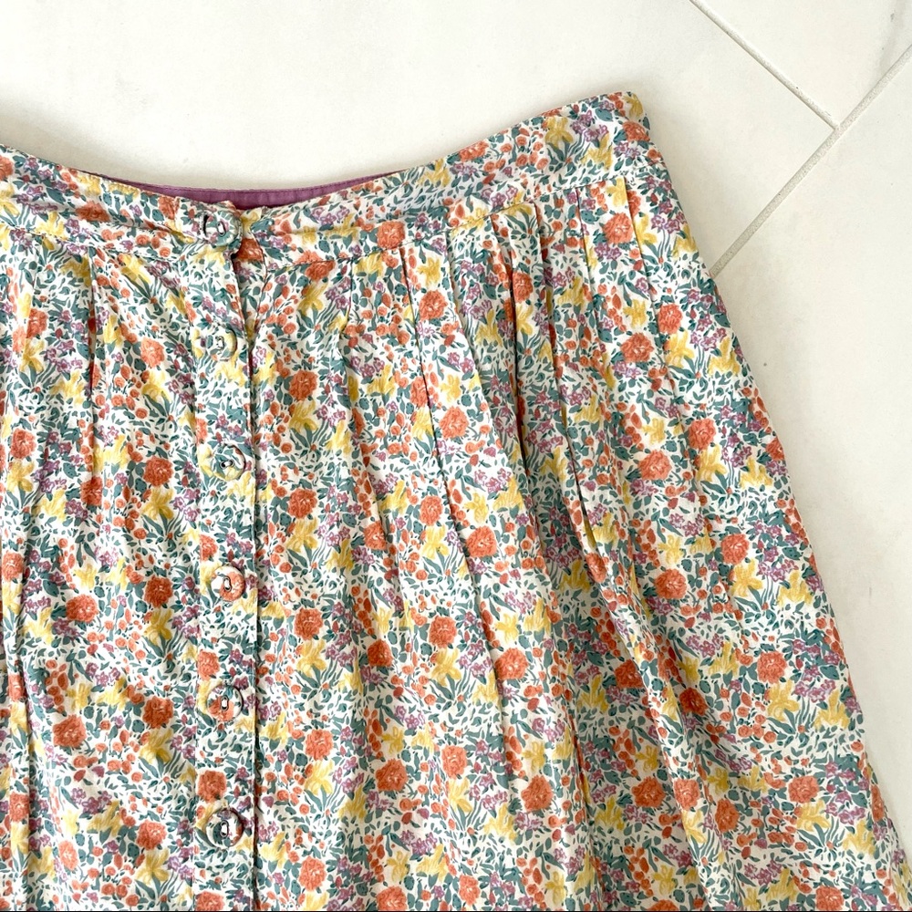 Free People Floral Skirt
